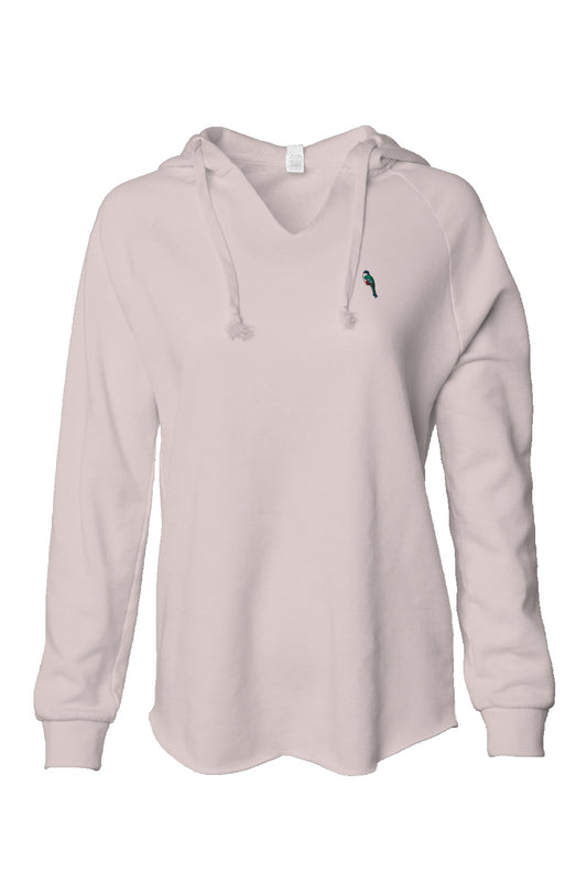 Women's Lightweight Hooded Sweatshirt: Blush