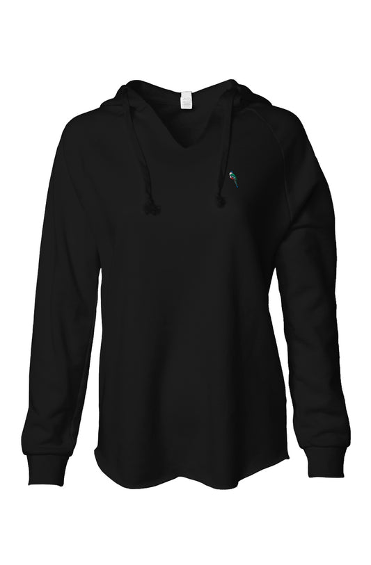 Women's Lightweight Hooded Sweatshirt: Black