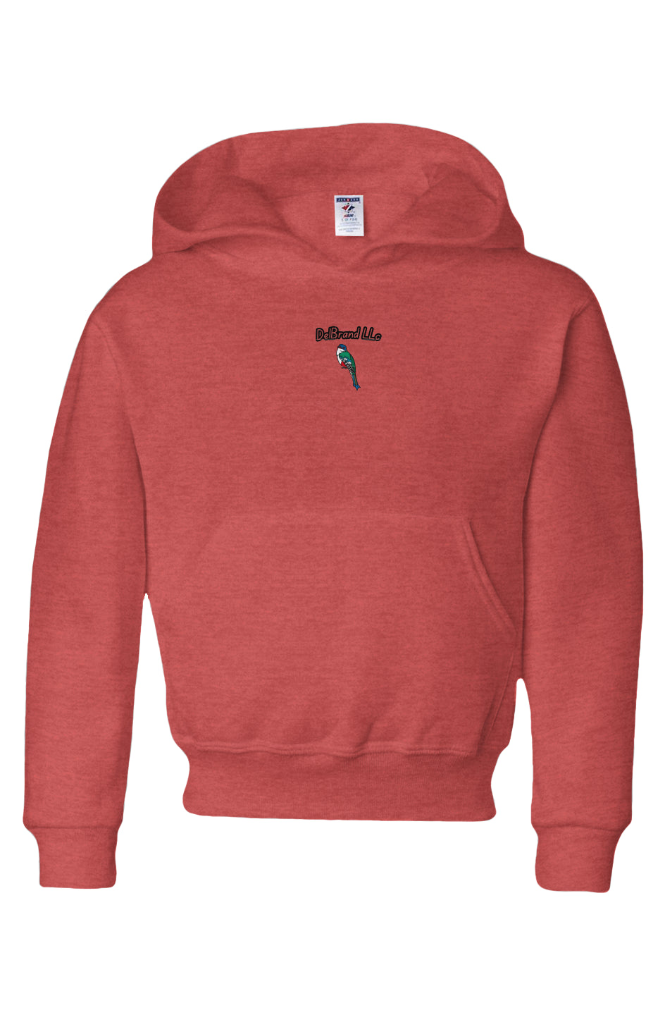 Youth Hooded Sweatshirt (Big Kids): Vintage Heather Red