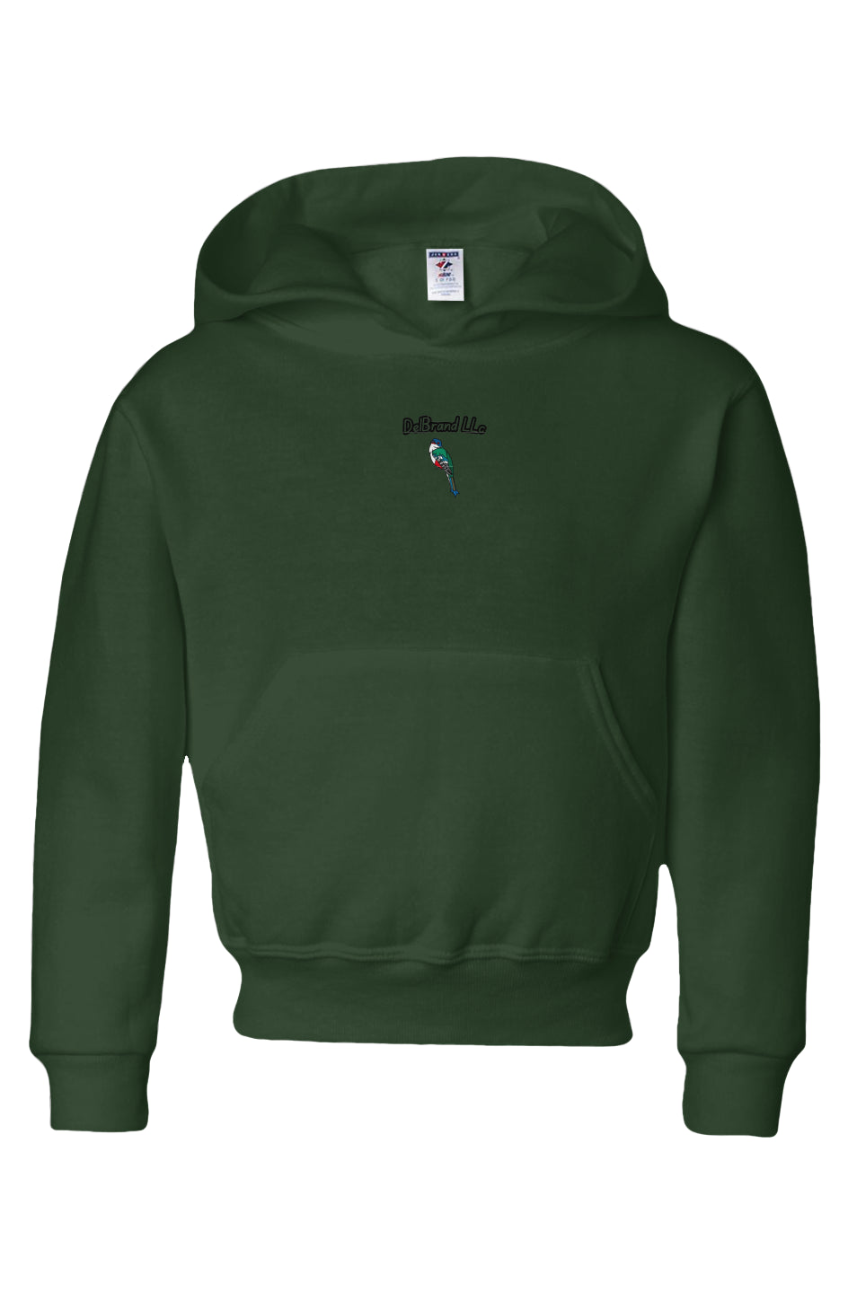 Youth Hooded Sweatshirt (Big Kids): Forest Green