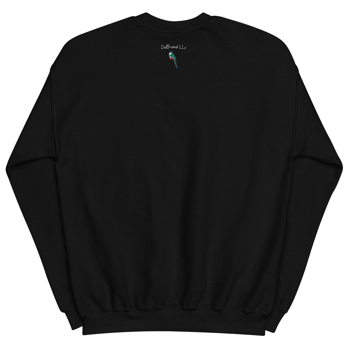 Classic Fit 50/50 Blend Sweatshirt: DelBrand LLc Logo (Embroidered) Color: Black