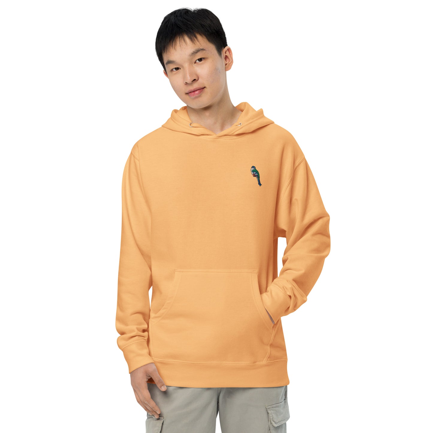 Fashion Fit Midweight Hoodie: DelCompany LLc Logo (Embroidered)